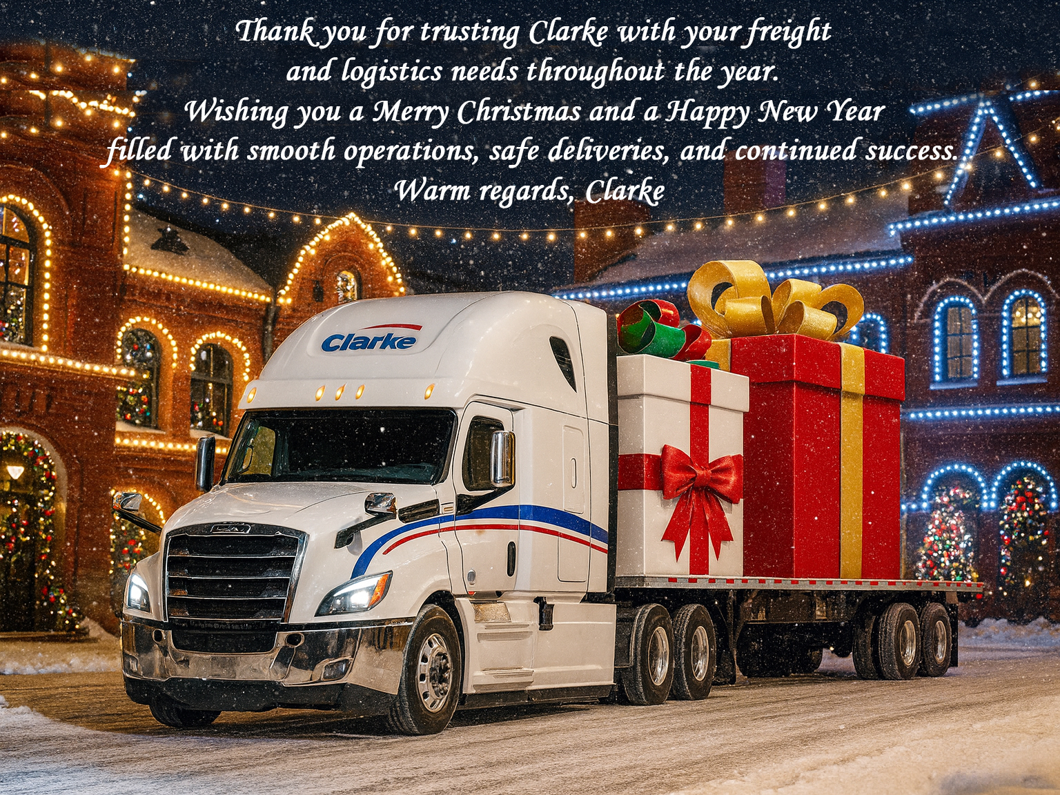 Clarke Christmas Truck